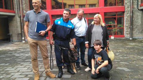 Acto en la Comisar&iacute;a de la Polic&iacute;a Local de Gij&oacute;n