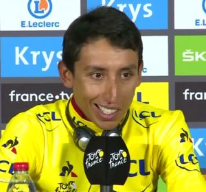 Egan Bernal, ganador virtual del Tour de Francia 2019 Egan Bernal, ganador virtual del Tour de Francia 2019