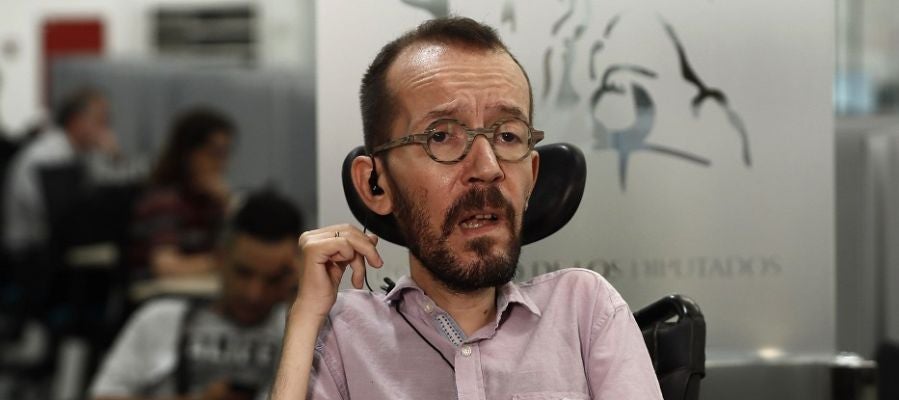 El secretario de Acción Política de Unidas Podemos, Pablo Echenique El secretario de Acción Política de Unidas Podemos, Pablo Echenique