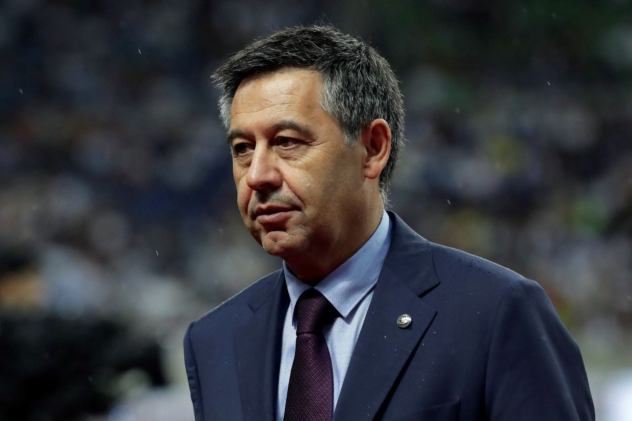 Bartomeu: "Estamos en contra de llevar la política a los tribunales" Bartomeu: "Estamos en contra de llevar la política a los tribunales"