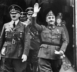 Encuentro de Adolfo Hitler con el general Francisco Franco en 1940 Encuentro de Adolfo Hitler con el general Francisco Franco en 1940