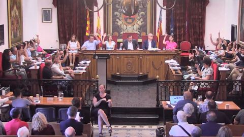 Pleno municipal de julio en el Ayuntamiento de Elche.