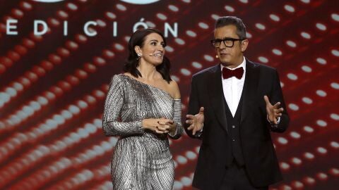 Silvia Abril y Andreu Buenafuente, en la anterior gala de los Goya
