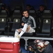 Gareth Bale, en el banquillo del Real Madrid