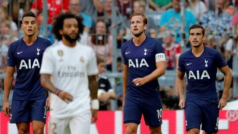 Harry Kane, en el partido del Tottenham
