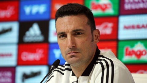El seleccionador argentino, Lionel Scaloni. 