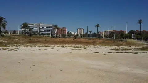 Solar en el que se construirá el instituto número 11, 'Periodista Vicente Verdú' Solar en el que se construirá el instituto número 11, 'Periodista Vicente Verdú'