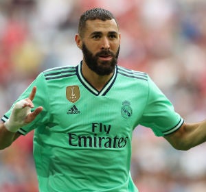 El delantero francés del Real Madrid, Karim Benzema El delantero francés del Real Madrid, Karim Benzema