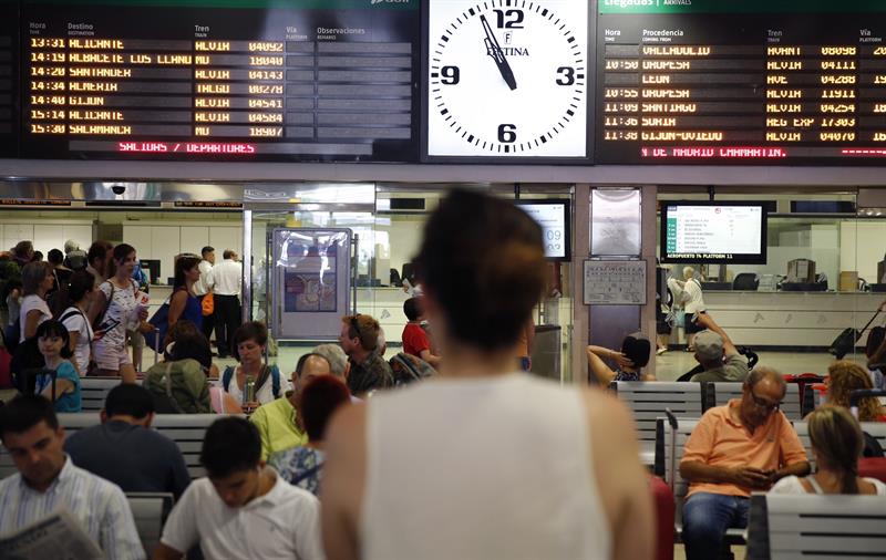 Arranca la huelga en Renfe con tranquilidad Arranca la huelga en Renfe con tranquilidad
