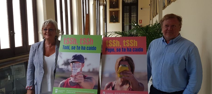 Campaña 'No ensucies las playas' Campaña 'No ensucies las playas'