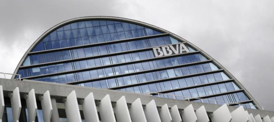 Sede del BBVA en Madrid, conocida como 'La vela' Sede del BBVA en Madrid, conocida como 'La vela'