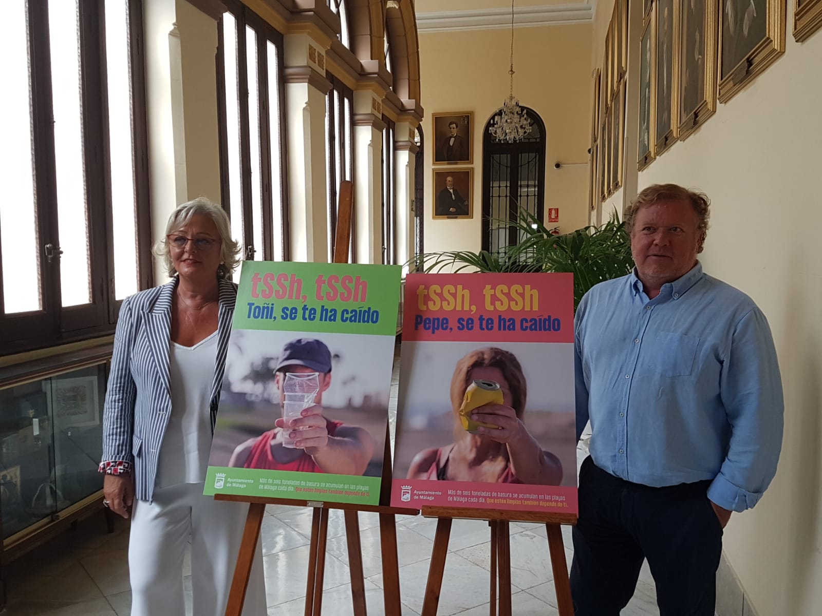 "Tssh, tssh: se te ha caído" "Tssh, tssh: se te ha caído"