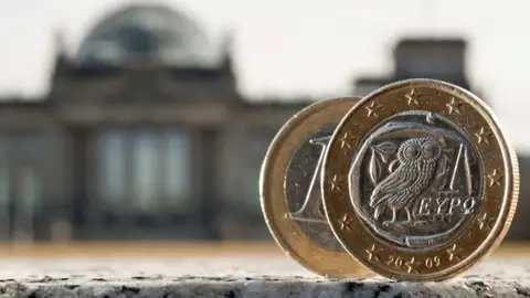 Dos monedas de un euro Dos monedas de un euro