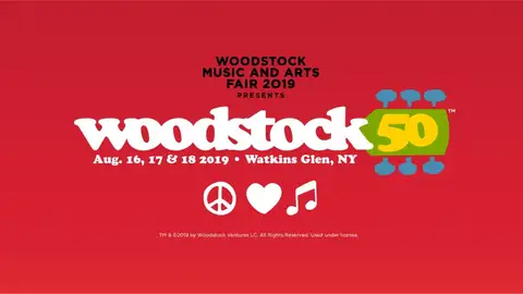 Cartel de Woodstock 50 Cartel de Woodstock 50