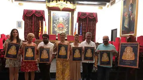 Presentación del cartel de las fiestas de Pobladores de Elche de 2019. Presentación del cartel de las fiestas de Pobladores de Elche de 2019.