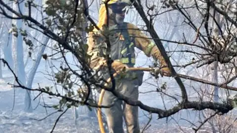 bombero forestal BRIF cuenca