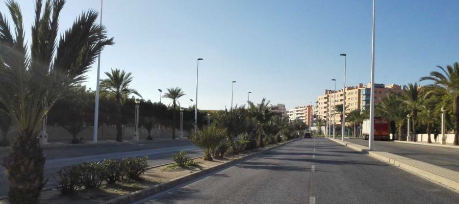Avenida de la Libertad de Elche. Avenida de la Libertad de Elche.