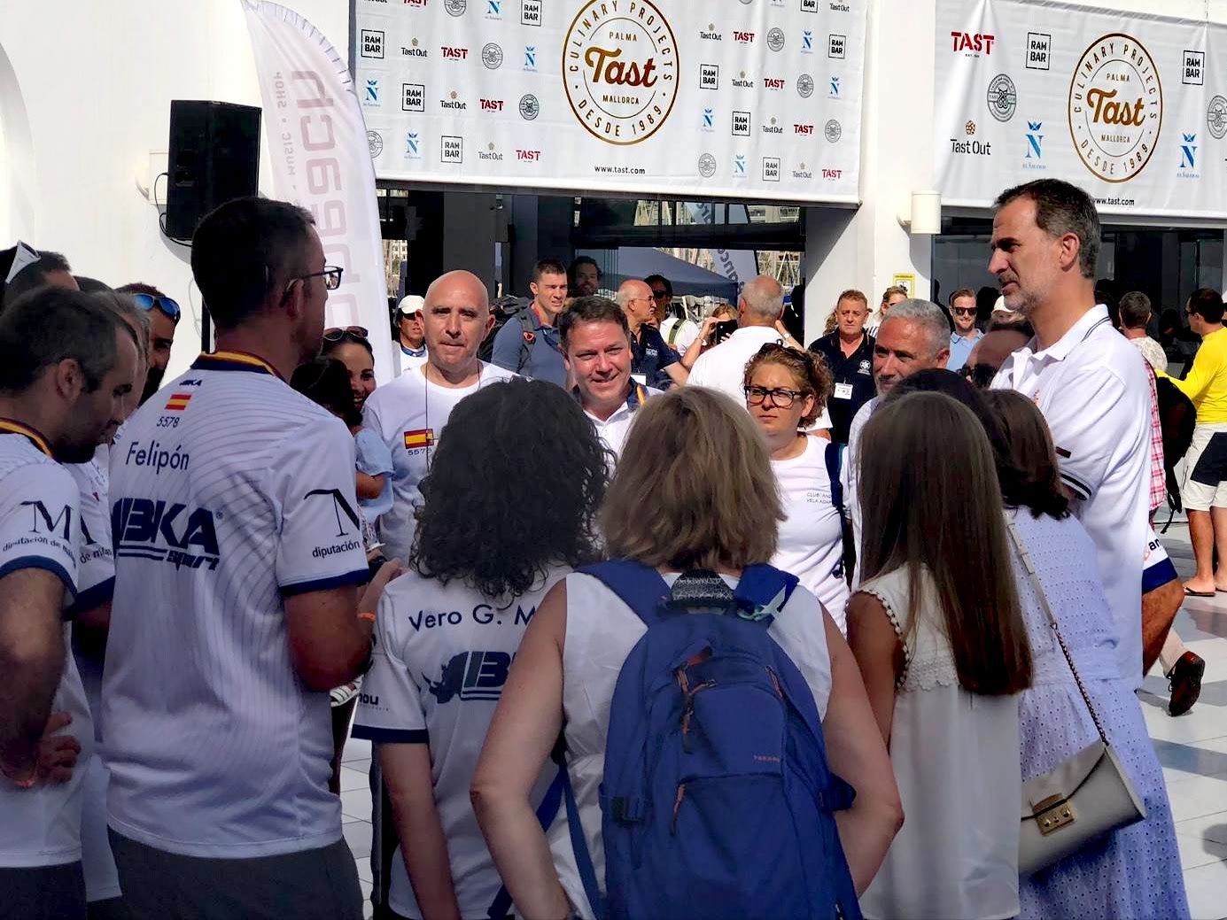 Don Felipe se embarca en el 'Aifos' para competir en la Copa del Rey de Vela MAPFRE Don Felipe se embarca en el 'Aifos' para competir en la Copa del Rey de Vela MAPFRE