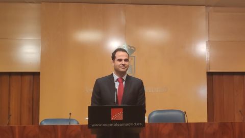 El portavoz de Ciudadanos en la Asamblea de Madrid, Ignacio Aguado