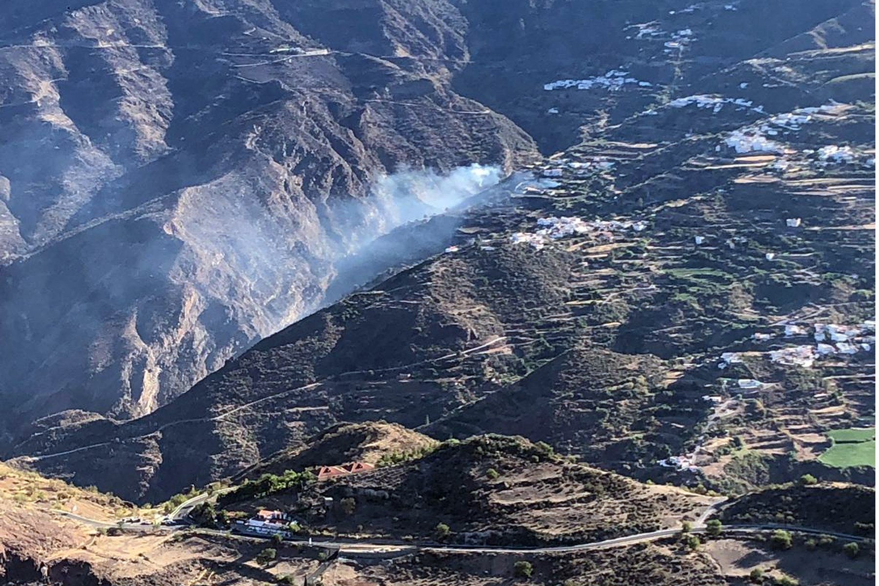 El Gobierno declara estabilizado el incendio de Gran Canaria El Gobierno declara estabilizado el incendio de Gran Canaria