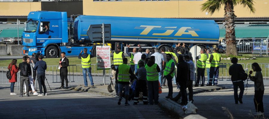 Trabajadores protestan en Portugal Trabajadores protestan en Portugal