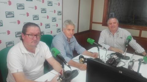 Del Moral, Lillo y el crítico taurino de Onda Cero Ciudad Real, Sito Cantero Del Moral, Lillo y el crítico taurino de Onda Cero Ciudad Real, Sito Cantero