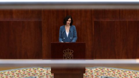La candidata del PP a la Presidencia de la Comunidad de Madrid, Isabel D&iacute;az Ayuso