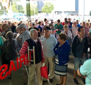 Largas colas para acceder a la FIDMA 2019 Largas colas para acceder a la FIDMA 2019