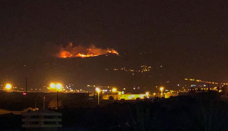 Controlado y casi extinguido un nuevo incendio intencionado en Telde, en Gran Canaria Controlado y casi extinguido un nuevo incendio intencionado en Telde, en Gran Canaria