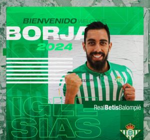 Borja Iglesias ficha por el Betis hasta 2024 Borja Iglesias ficha por el Betis hasta 2024