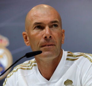 Zidane, en rueda de prensa Zidane, en rueda de prensa