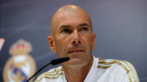 Zidane, en rueda de prensa
