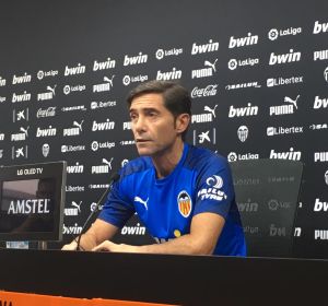 Marcelino en rueda de prensa Marcelino en rueda de prensa
