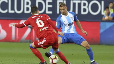 Ontiveros, jugador del Málaga