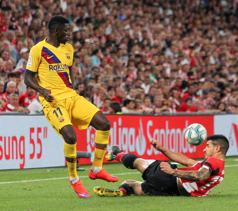 Dembelé, elegido peor jugador del Athletic-Barça en el ranking de Radioestadio Dembelé, elegido peor jugador del Athletic-Barça en el ranking de Radioestadio