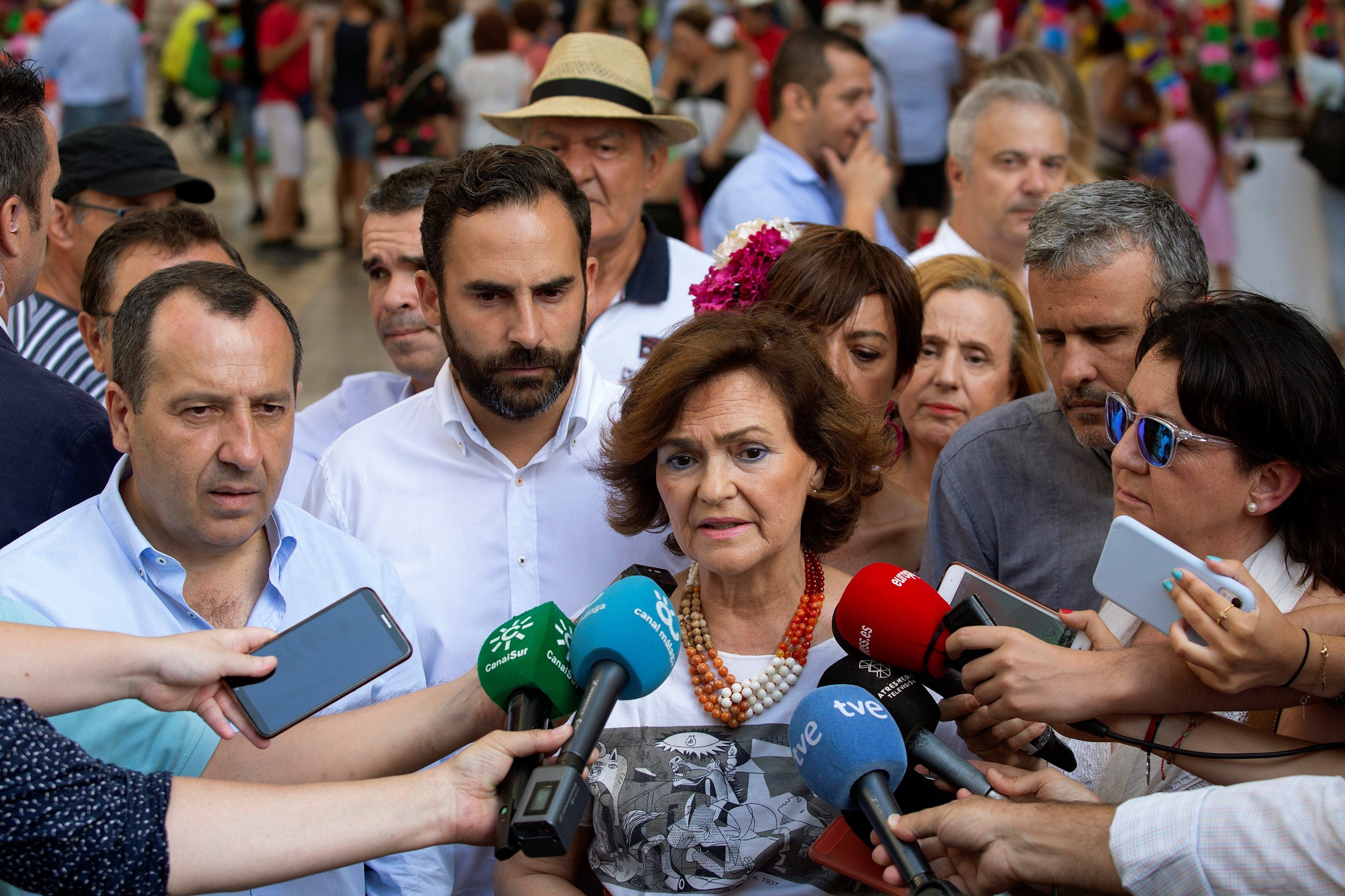 Carmen Calvo: "Los familiares de las víctimas de Barcelona y Cambrils deben contar con todo nuestro apoyo y respaldo continuo" Carmen Calvo: "Los familiares de las víctimas de Barcelona y Cambrils deben contar con todo nuestro apoyo y respaldo continuo"