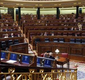 Vista general del Pleno del Congreso de los Diputados. Vista general del Pleno del Congreso de los Diputados.