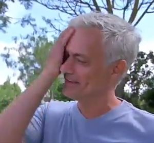 Mourinho, entre lágrimas Mourinho, entre lágrimas
