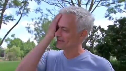 Mourinho, entre l&aacute;grimas