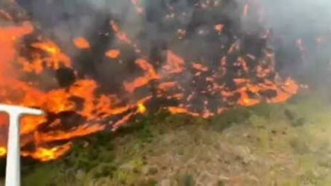 Situaci&oacute;n del incendio de Gran Canaria