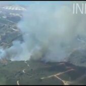Activado el Plan de Emergencias por Incendios Forestales debido al fuego en un paraje de Estepona