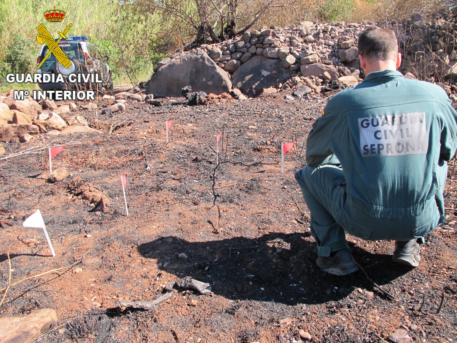 La Guardia Civil investiga a una persona por un incendio forestal en Soneja La Guardia Civil investiga a una persona por un incendio forestal en Soneja