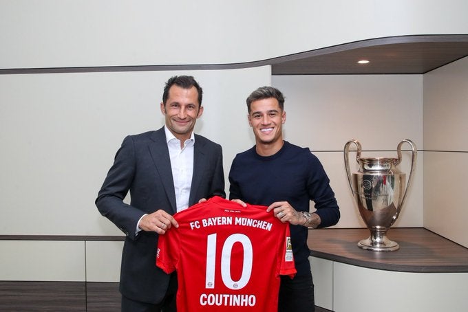 Oficial: El Barça cede un año a Coutinho al Bayern por 8,5 millones de euros Oficial: El Barça cede un año a Coutinho al Bayern por 8,5 millones de euros