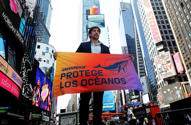 Bardem pide desde Nueva York a los líderes mundiales una mayor protección de los Océanos Bardem pide desde Nueva York a los líderes mundiales una mayor protección de los Océanos