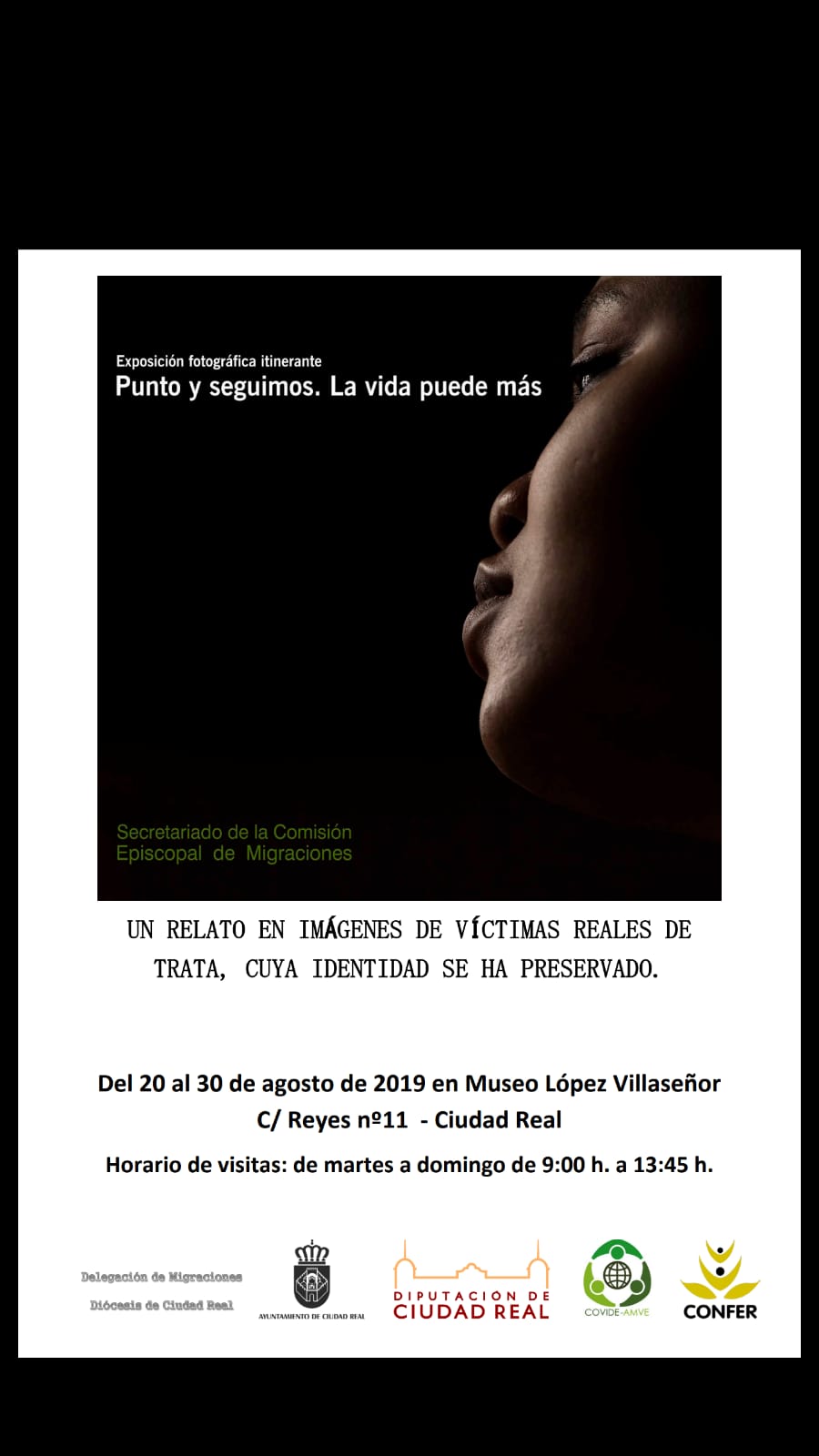Ciudad Real acogerá una exposición para sensibilizar contra la trata humana Ciudad Real acogerá una exposición para sensibilizar contra la trata humana