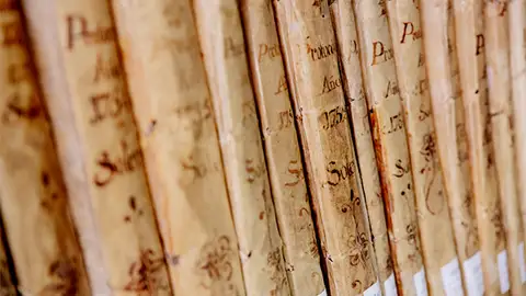 Parte del Archivo Histórico de Elche. Parte del Archivo Histórico de Elche.