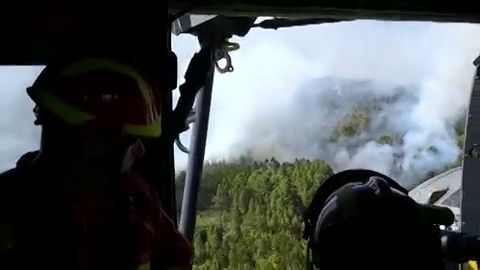 Sobrevolamos las zonas afectadas por el incendio de Gran Canaria