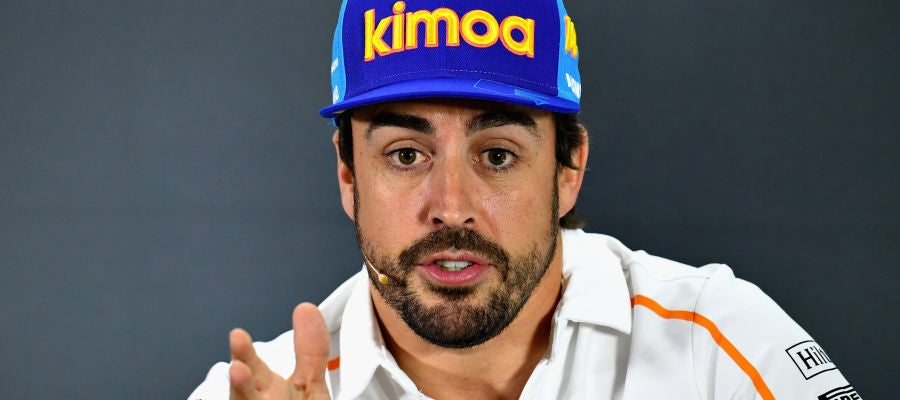 Fernando Alonso charla con los medios de comunicación Fernando Alonso charla con los medios de comunicación