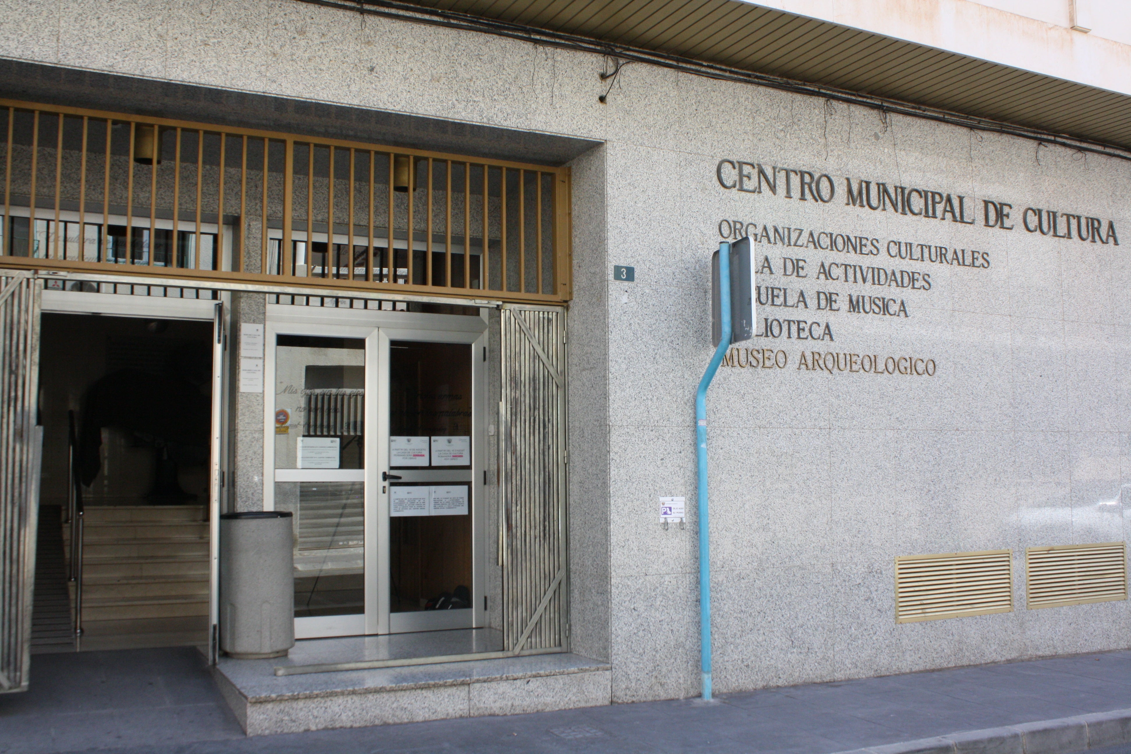 Las obras en la Casa de Cultura de Novelda costarán cerca de 64.000 euros Las obras en la Casa de Cultura de Novelda costarán cerca de 64.000 euros