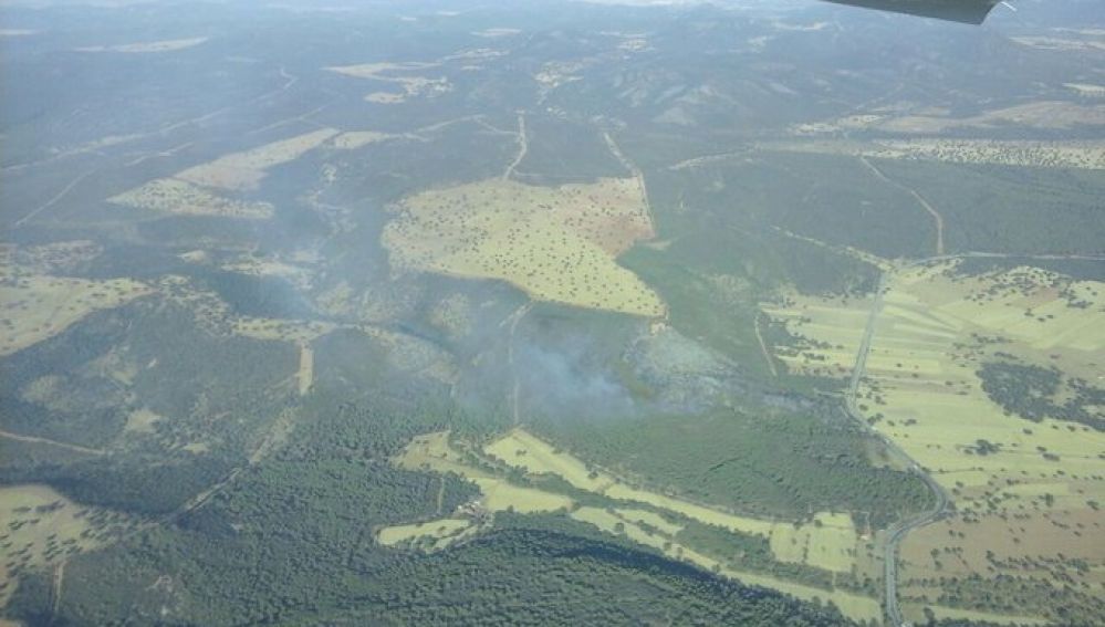 El incendio forestal de Luciana ya está controlado El incendio forestal de Luciana ya está controlado